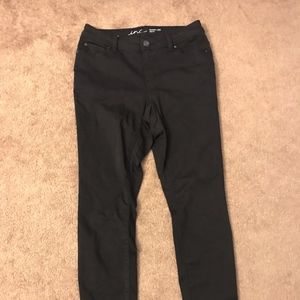 INC Black Stretch Skinny Jeans Curvy Fit